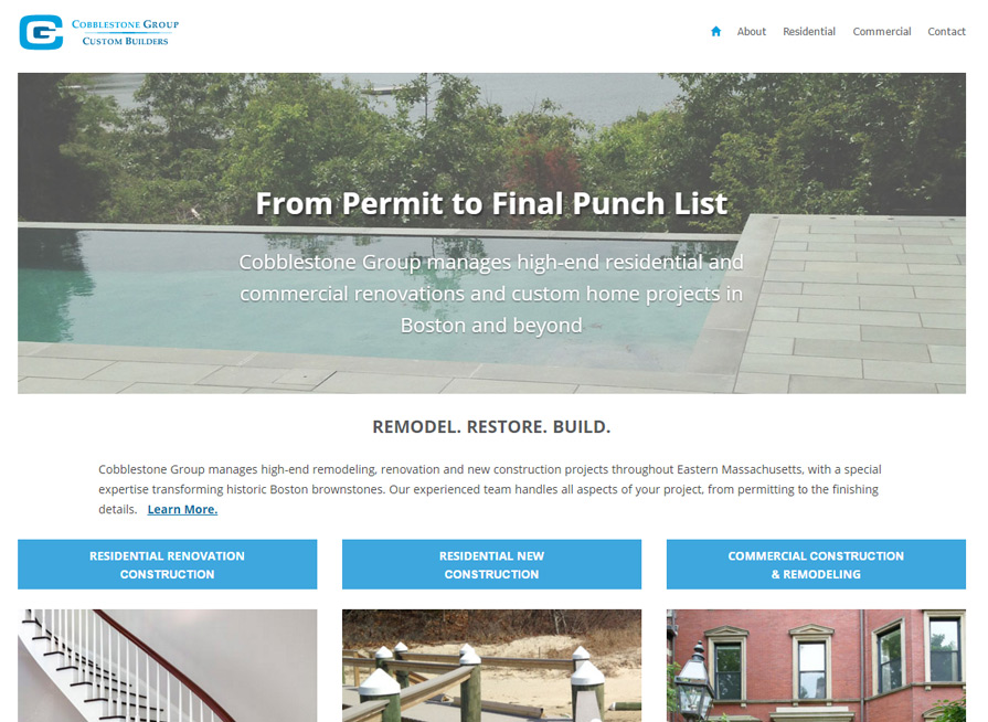 Cobblestone Group - a custom build firm